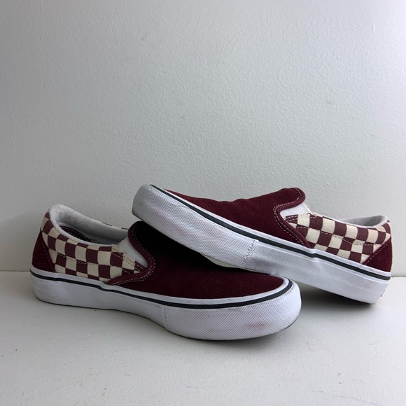 Vans OTW SK8 Suede Checkered Slip-Ons Womens 6.5 - Picture 5 of 6